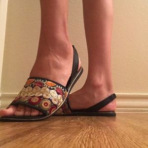 Black sandals